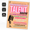 talent show flyer